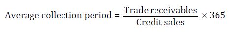 receivable-days ratio 